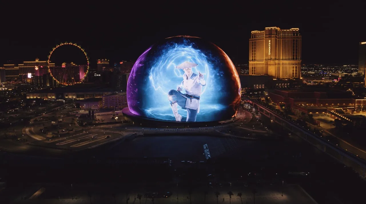 Tiber Ergur — Mortal Kombat 1 — The Sphere Las Vegas, 3D motion design by nongravital studio